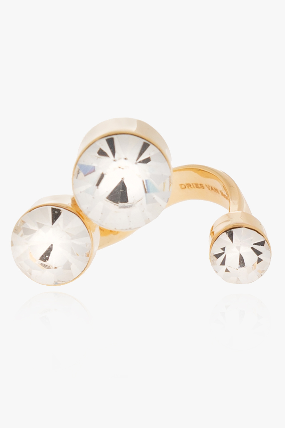 Crystal-embellished ring Dries Van Noten